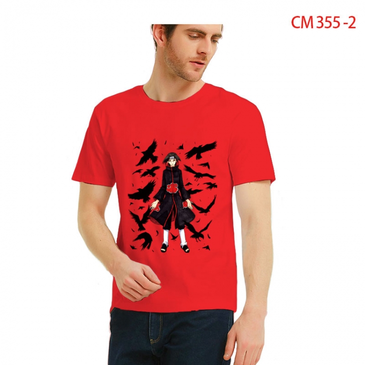Naruto Printed short-sleeved cotton T-shirt from S to 3XL  CM 355 2