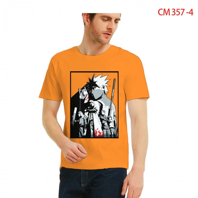 Naruto Printed short-sleeved cotton T-shirt from S to 3XL  CM 357 4