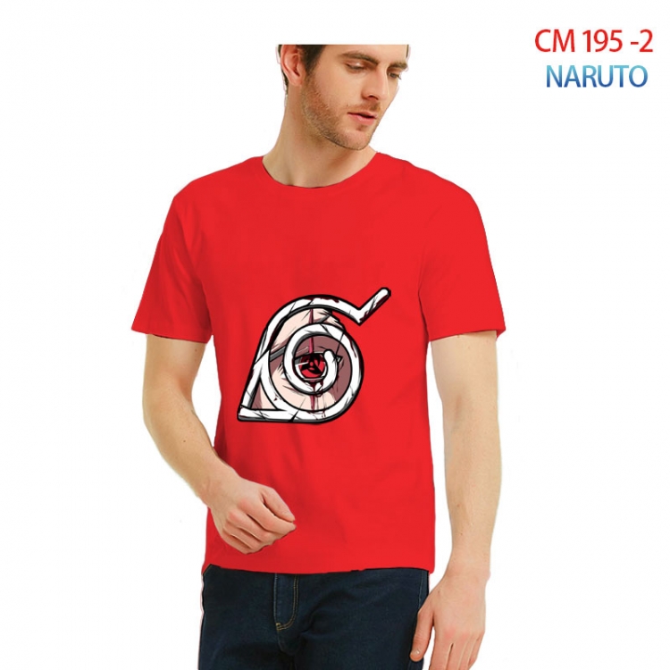 Naruto Printed short-sleeved cotton T-shirt from S to 3XL  CM 195 2