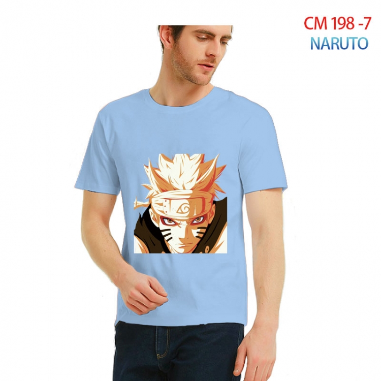 Naruto Printed short-sleeved cotton T-shirt from S to 3XL  CM 198 7