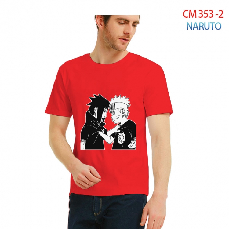 Naruto Printed short-sleeved cotton T-shirt from S to 3XL  CM 353 2