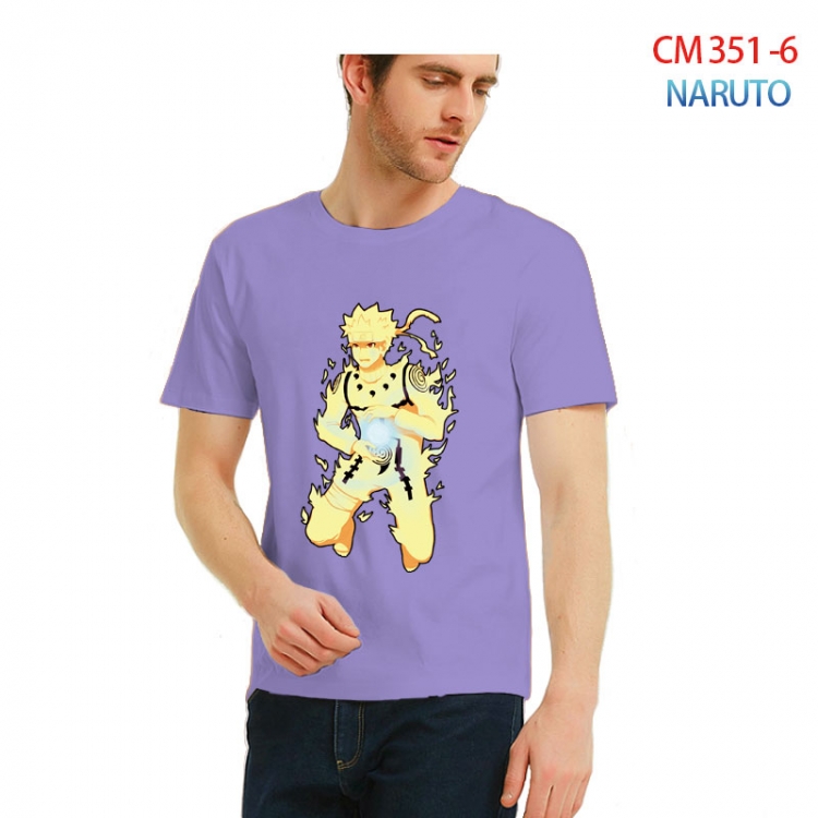 Naruto Printed short-sleeved cotton T-shirt from S to 3XL   CM 351 6