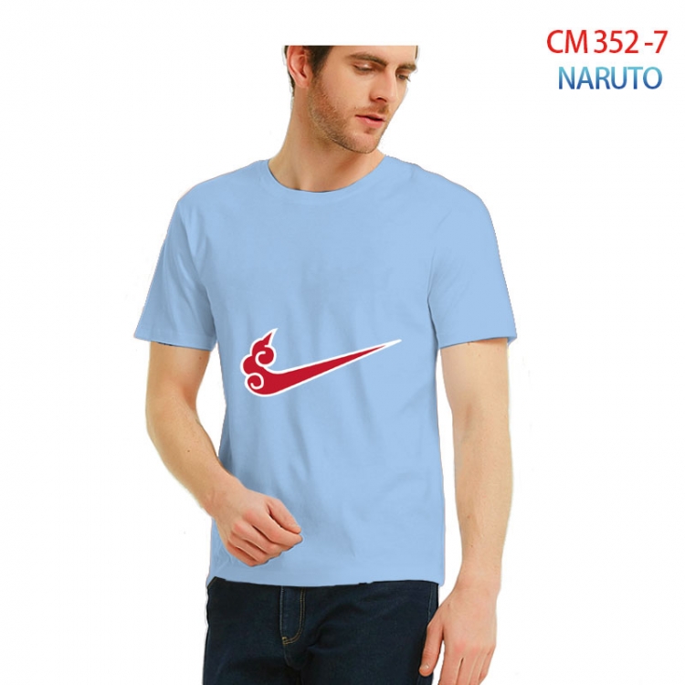 Naruto Printed short-sleeved cotton T-shirt from S to 3XL  CM 352 7