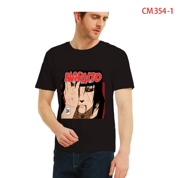 Naruto Printed short-sleeved cotton T-shirt from S to 3XL   CM 354 1