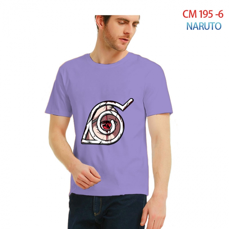 Naruto Printed short-sleeved cotton T-shirt from S to 3XL  CM 195 6