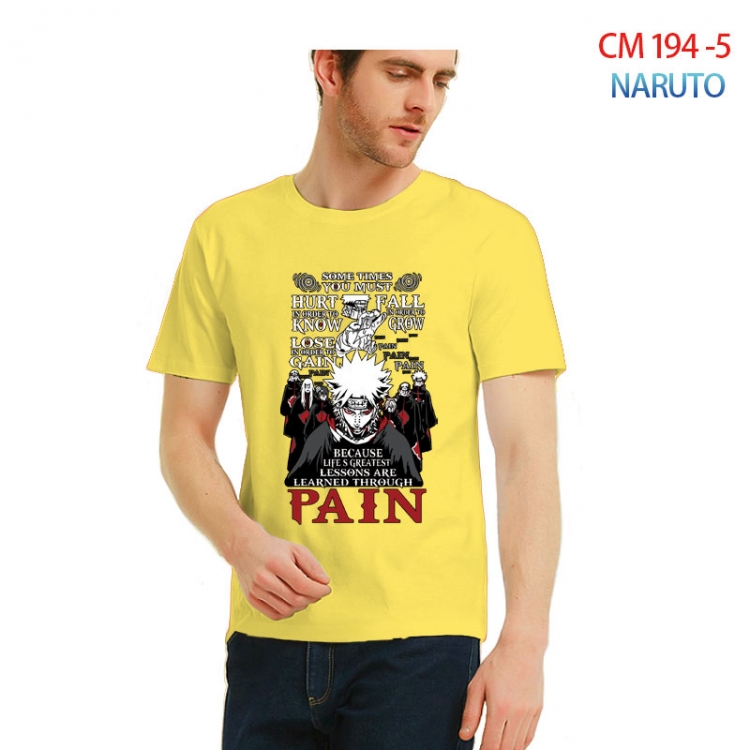 Naruto Printed short-sleeved cotton T-shirt from S to 3XL  CM 194 5