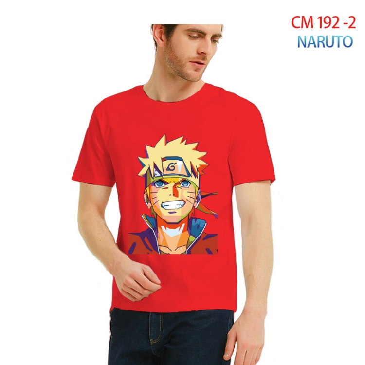 Naruto Printed short-sleeved cotton T-shirt from S to 3XL  CM 192 2