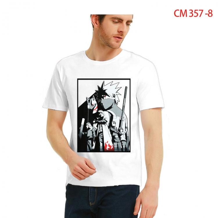 Naruto Printed short-sleeved cotton T-shirt from S to 3XL  CM 357 8