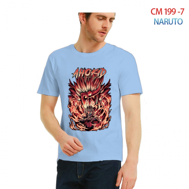 Naruto Printed short-sleeved cotton T-shirt from S to 3XL  CM 199 7