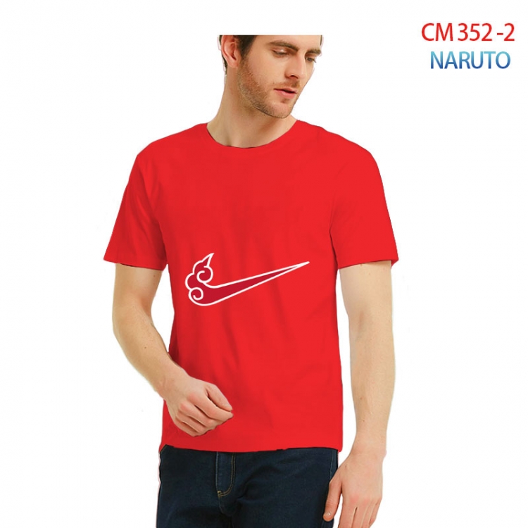 Naruto Printed short-sleeved cotton T-shirt from S to 3XL  CM 352 2