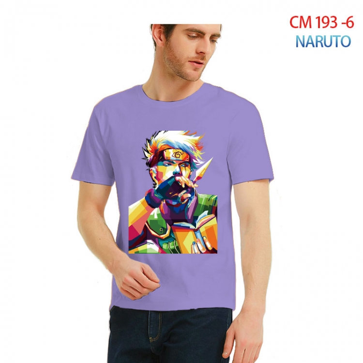 Naruto Printed short-sleeved cotton T-shirt from S to 3XL  CM 193 6