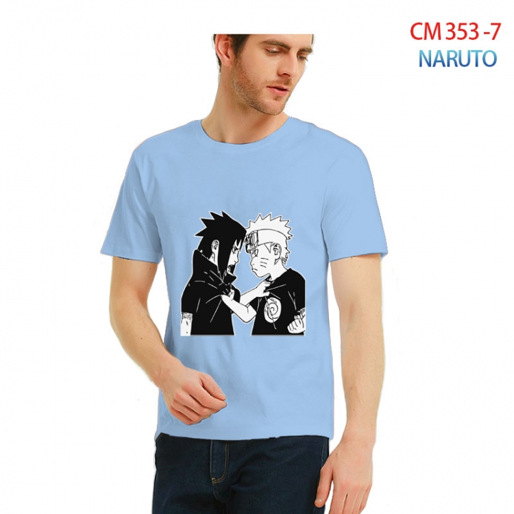 Naruto Printed short-sleeved cotton T-shirt from S to 3XL  CM 353 7