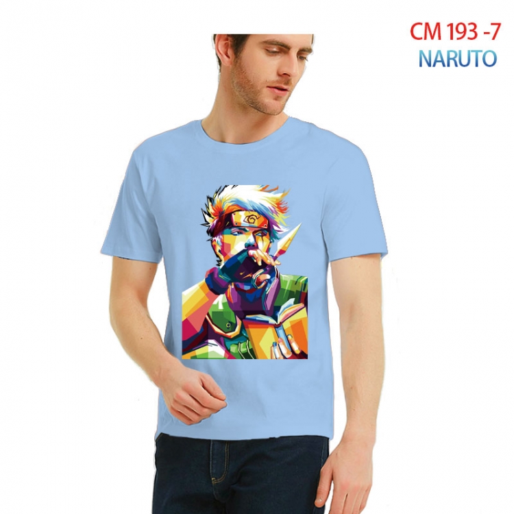 Naruto Printed short-sleeved cotton T-shirt from S to 3XL  CM 193 7