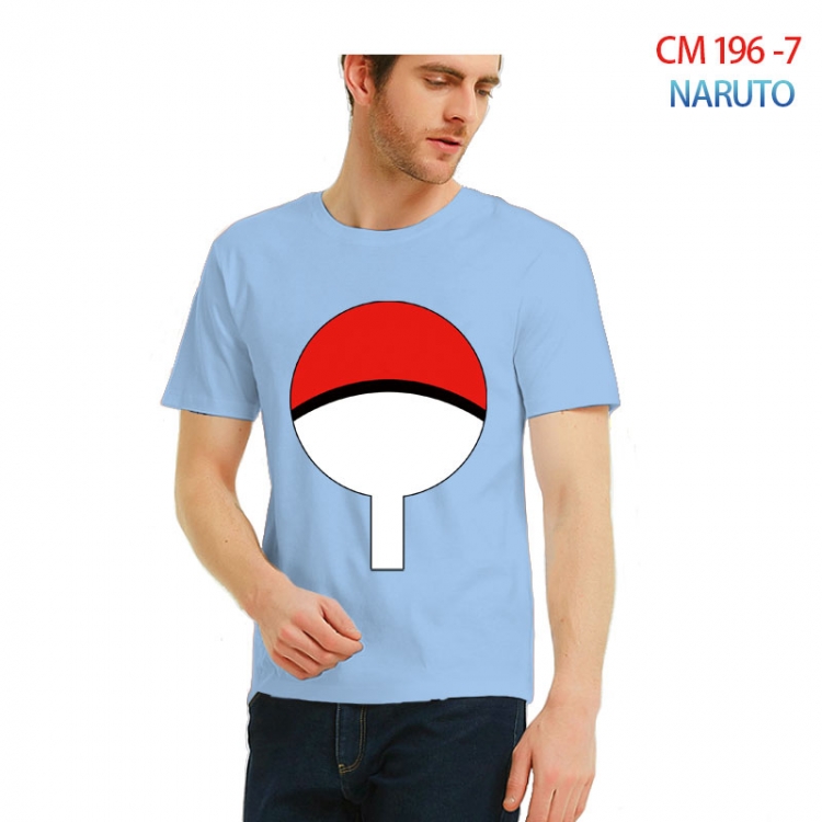 Naruto Printed short-sleeved cotton T-shirt from S to 3XL  CM 196 7