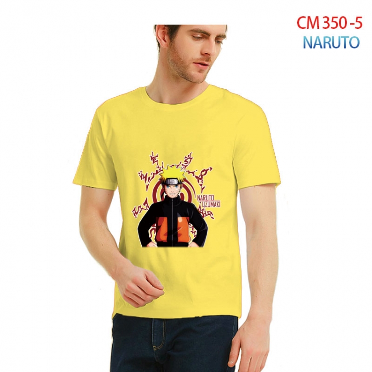 Naruto Printed short-sleeved cotton T-shirt from S to 3XL  CM 350 5