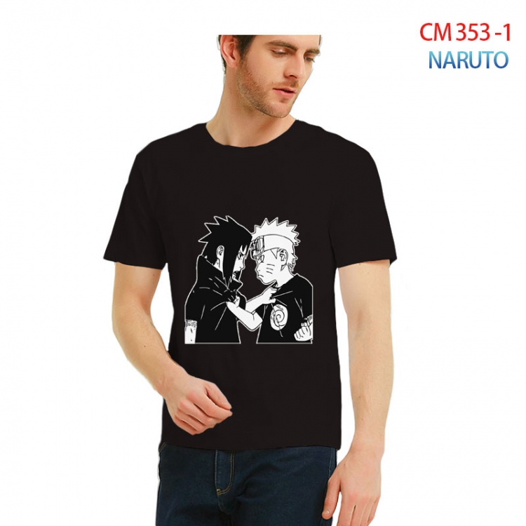 Naruto Printed short-sleeved cotton T-shirt from S to 3XL   CM 353 1