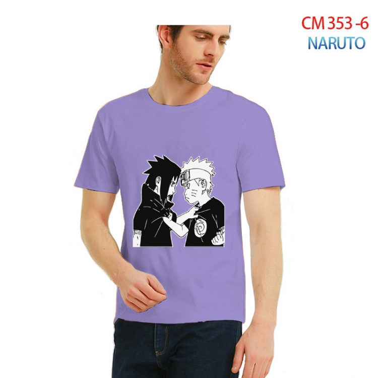 Naruto Printed short-sleeved cotton T-shirt from S to 3XL   CM 353 6