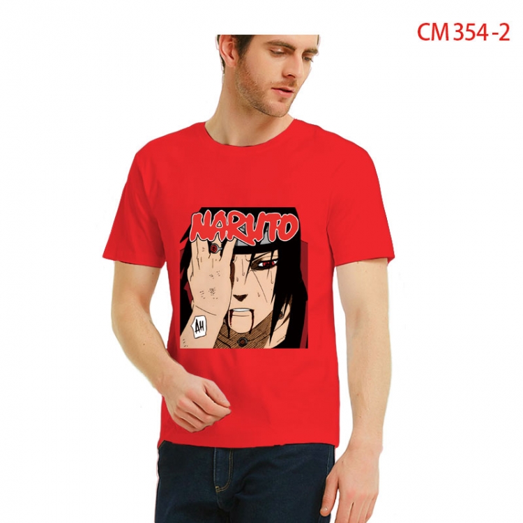 Naruto Printed short-sleeved cotton T-shirt from S to 3XL  CM 354 2