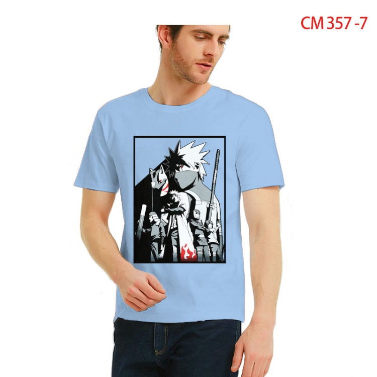 Naruto Printed short-sleeved cotton T-shirt from S to 3XL  CM 357 7