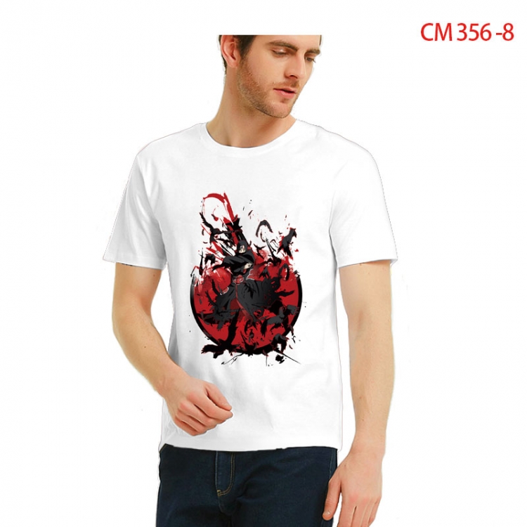 Naruto Printed short-sleeved cotton T-shirt from S to 3XL  CM 356 8