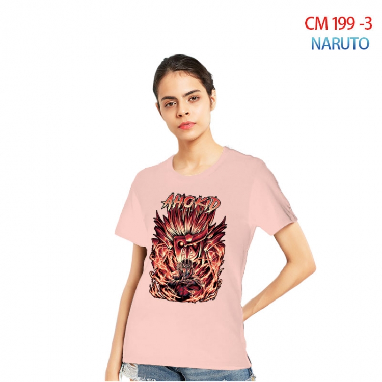 Naruto Women's Printed short-sleeved cotton T-shirt from S to 3XL CM 199 3