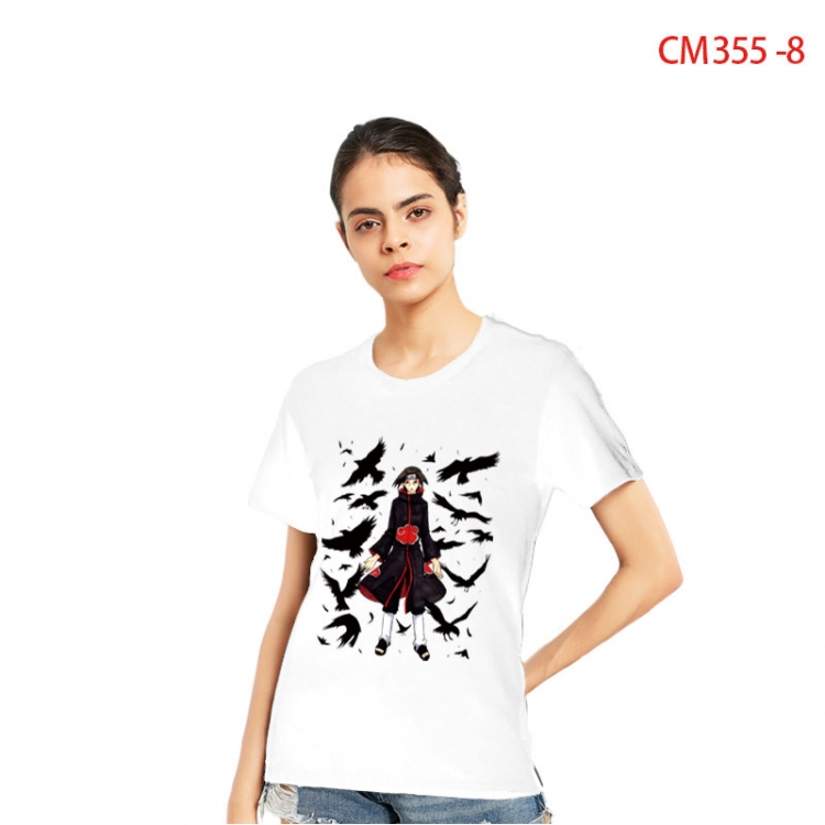 Naruto Women's Printed short-sleeved cotton T-shirt from S to 3XL  CM 355 8
