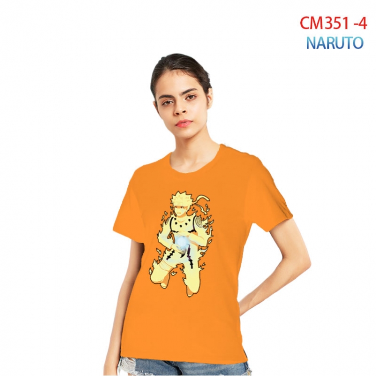 Naruto Women's Printed short-sleeved cotton T-shirt from S to 3XL  CM 351 4