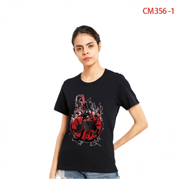 Naruto Women's Printed short-sleeved cotton T-shirt from S to 3XL  CM 356 1