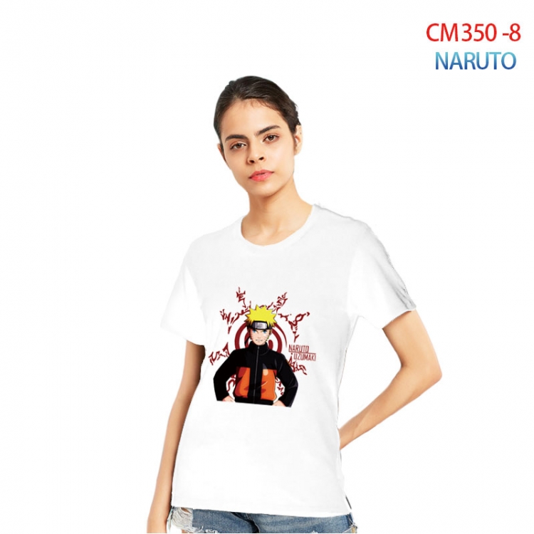 Naruto Women's Printed short-sleeved cotton T-shirt from S to 3XL  CM 350 8