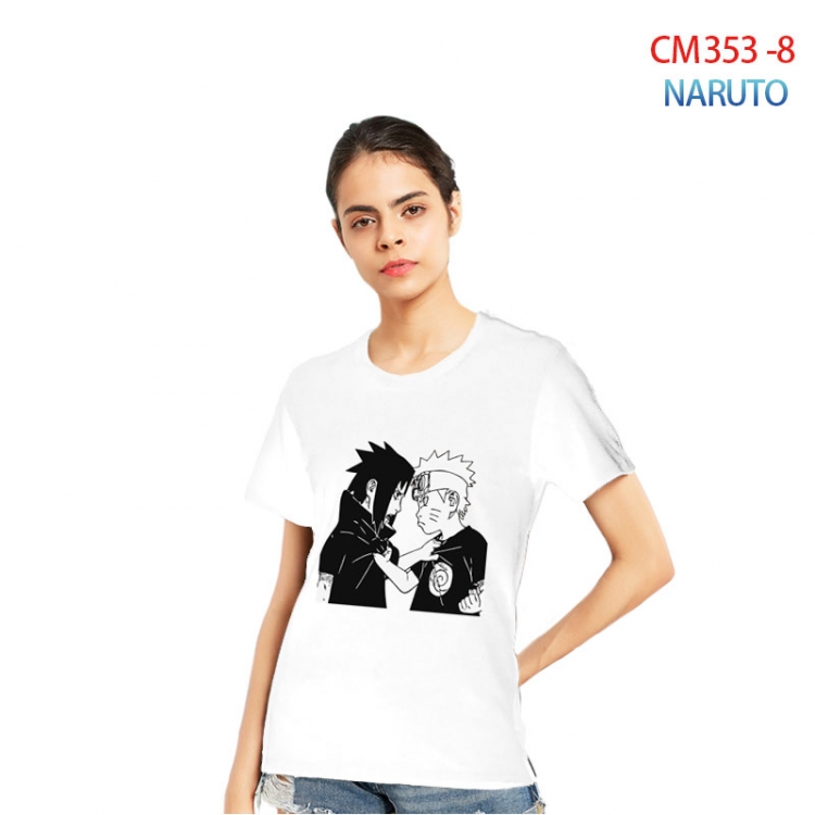 Naruto Women's Printed short-sleeved cotton T-shirt from S to 3XL  CM 353 8