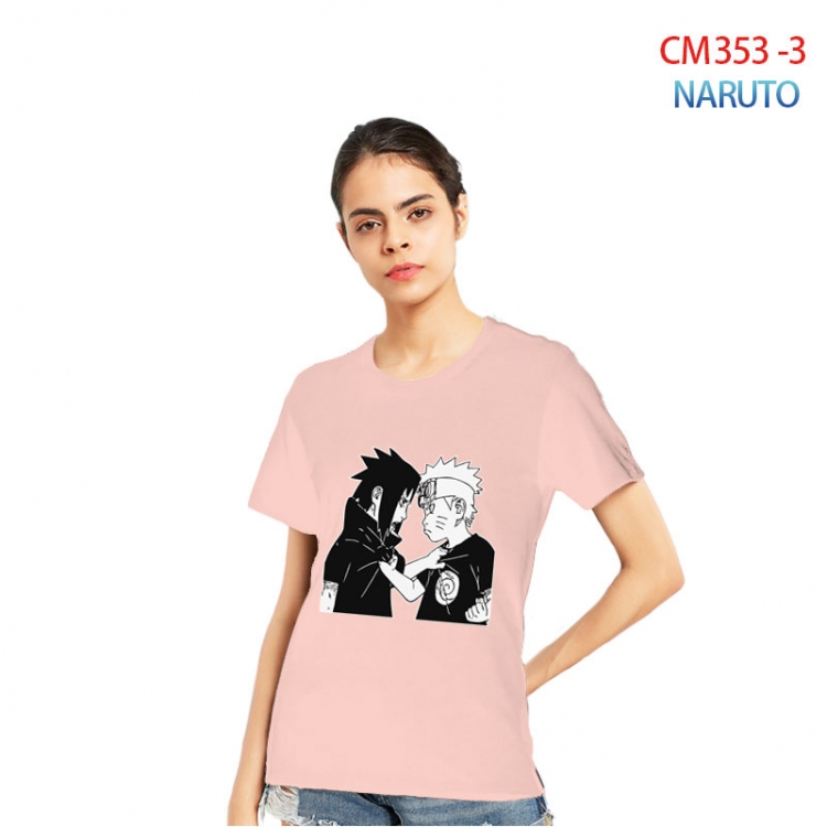 Naruto Women's Printed short-sleeved cotton T-shirt from S to 3XL  CM 353 3