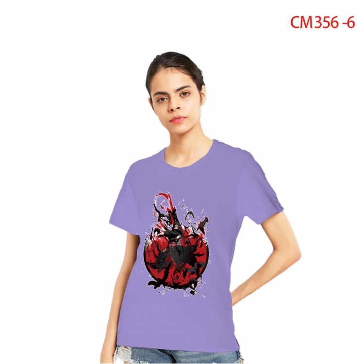 Naruto Women's Printed short-sleeved cotton T-shirt from S to 3XL  CM 356 6