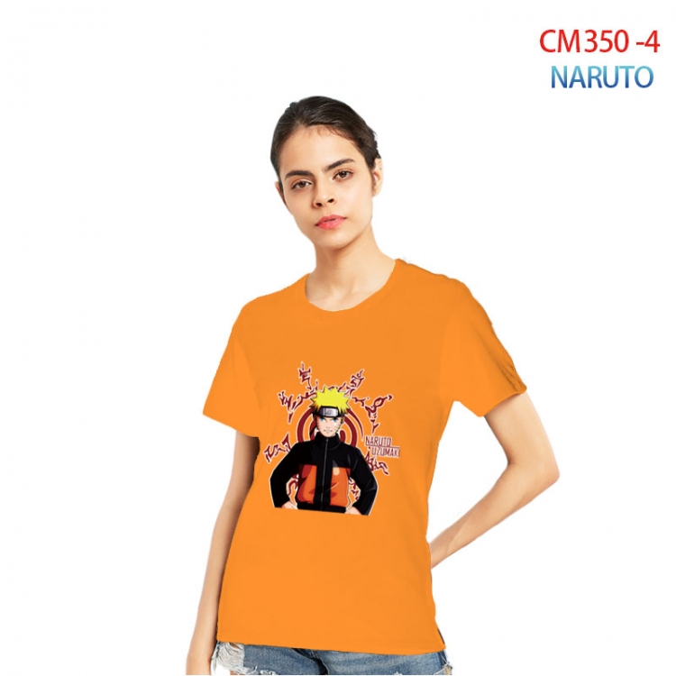 Naruto Women's Printed short-sleeved cotton T-shirt from S to 3XL  CM 350 4