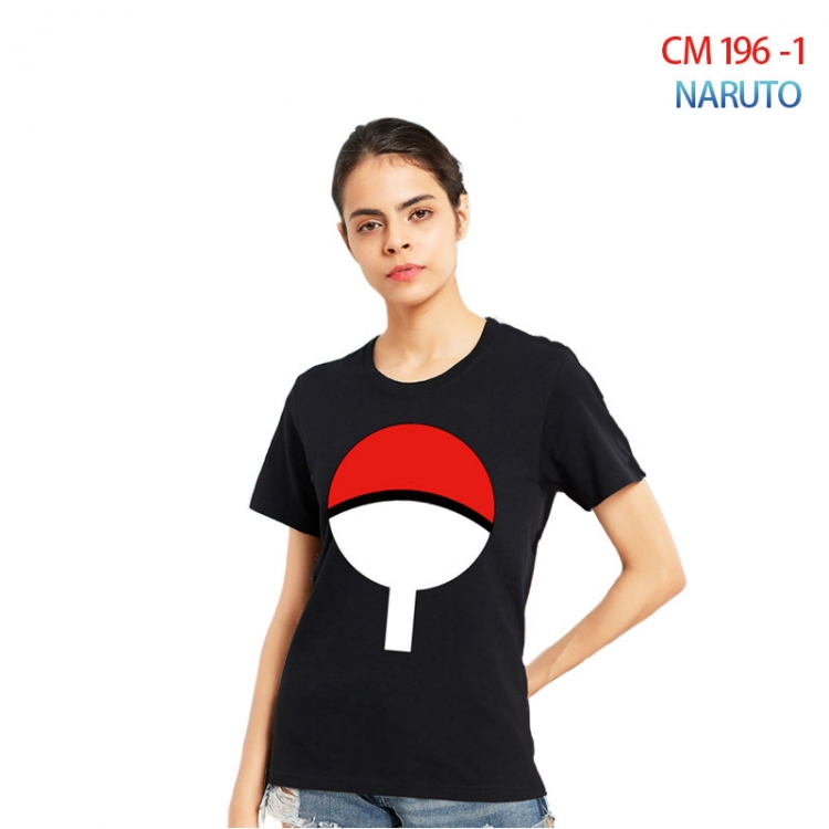 Naruto Women's Printed short-sleeved cotton T-shirt from S to 3XL CM 196 1