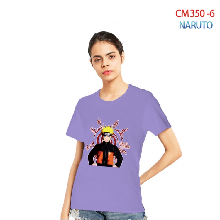 Naruto  Women's Printed short-sleeved cotton T-shirt from S to 3XL CM 350 6