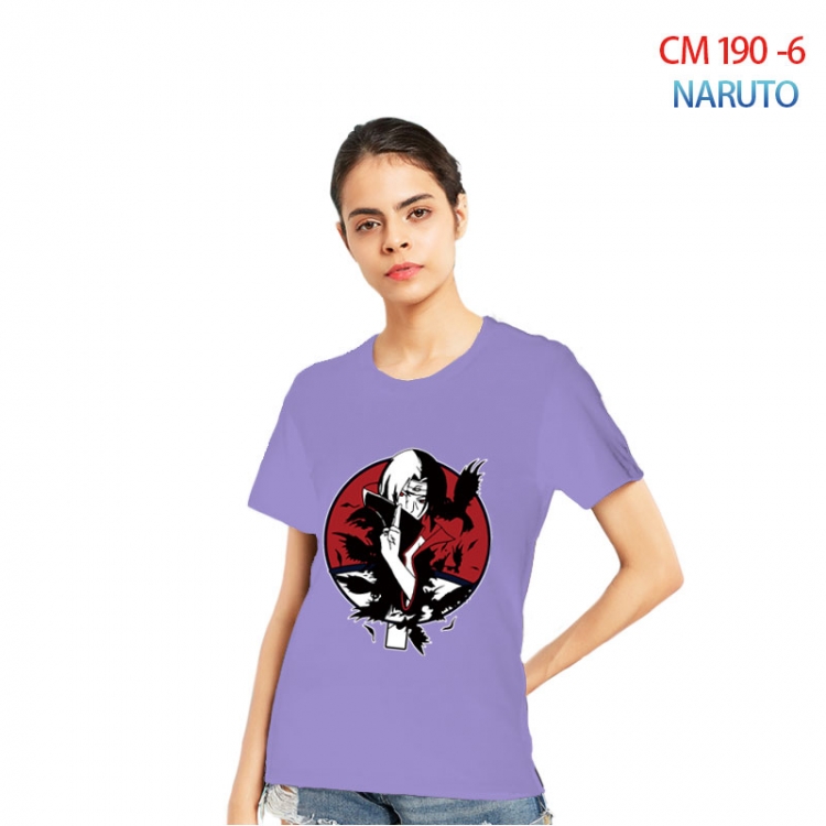 Naruto  Women's Printed short-sleeved cotton T-shirt from S to 3XL CM 190 6