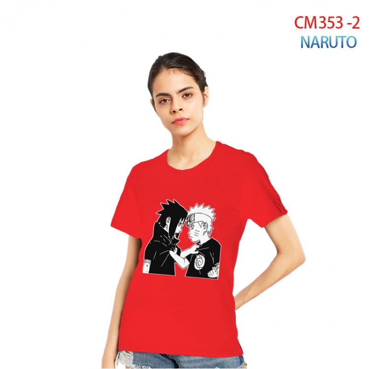 Naruto  Women's Printed short-sleeved cotton T-shirt from S to 3XL CM 353 2