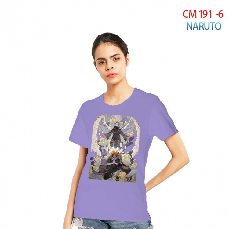 Naruto  Women's Printed short-sleeved cotton T-shirt from S to 3XL CM 191 6