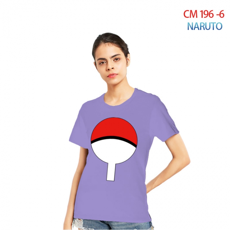 Naruto  Women's Printed short-sleeved cotton T-shirt from S to 3XL CM 196 6