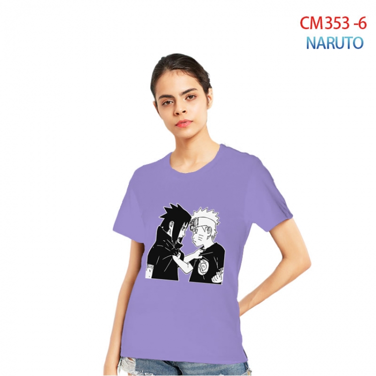 Naruto  Women's Printed short-sleeved cotton T-shirt from S to 3XL CM 353 6