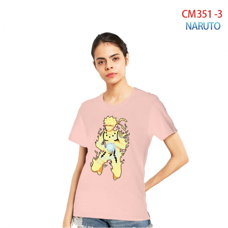 Naruto  Women's Printed short-sleeved cotton T-shirt from S to 3XL CM 351 3