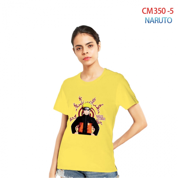 Naruto  Women's Printed short-sleeved cotton T-shirt from S to 3XL CM 350 5