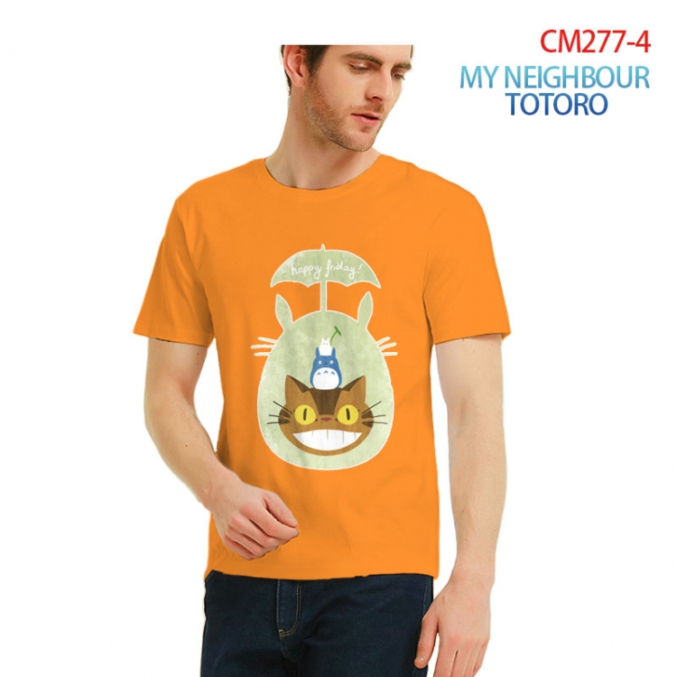 TOTORO Printed short-sleeved cotton T-shirt from S to 3XL CM277-4