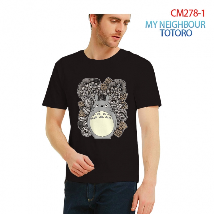 TOTORO Printed short-sleeved cotton T-shirt from S to 3XL CM278-1