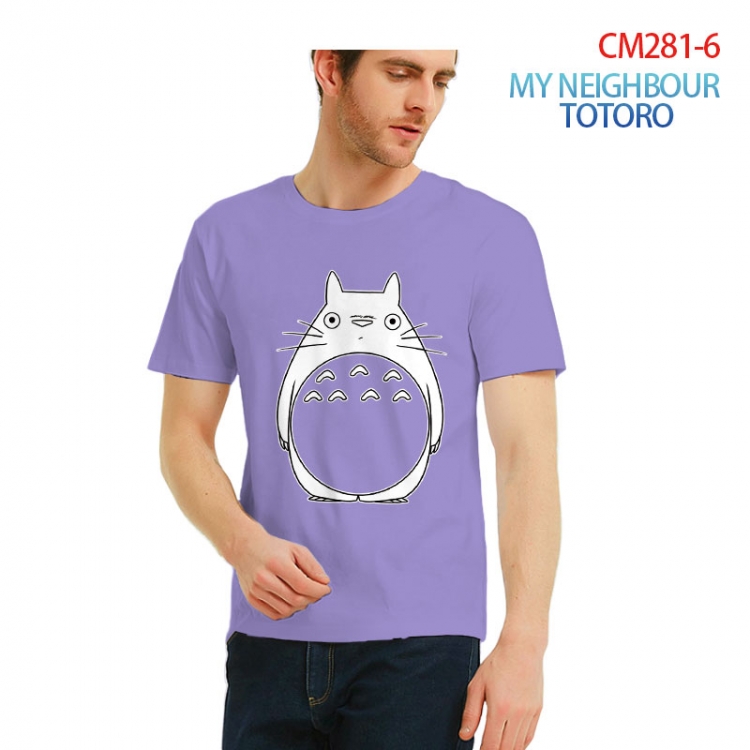 TOTORO Printed short-sleeved cotton T-shirt from S to 3XL CM281-6