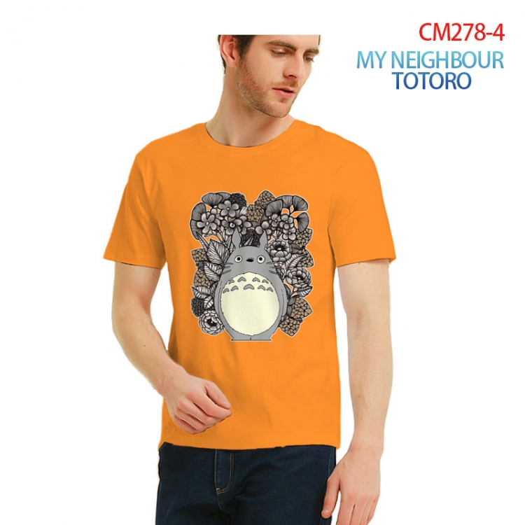 TOTORO Printed short-sleeved cotton T-shirt from S to 3XL CM278-4