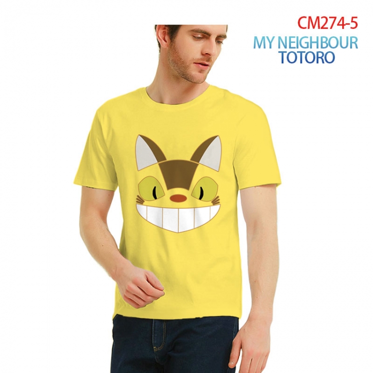 TOTORO Printed short-sleeved cotton T-shirt from S to 3XL CM274-5