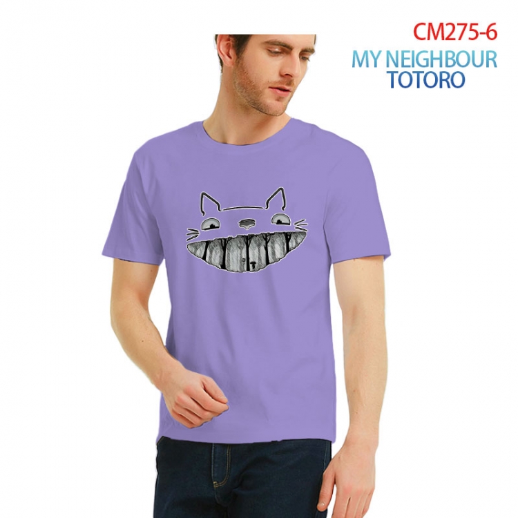 TOTORO Printed short-sleeved cotton T-shirt from S to 3XL  CM275-6