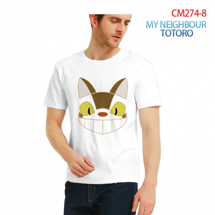 TOTORO Printed short-sleeved cotton T-shirt from S to 3XL CM274-8
