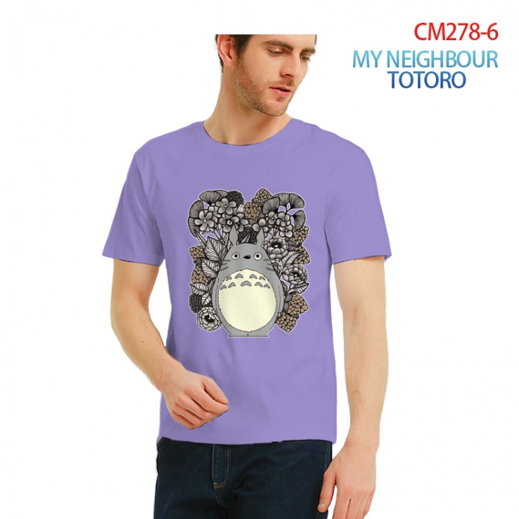TOTORO Printed short-sleeved cotton T-shirt from S to 3XL CM278-6